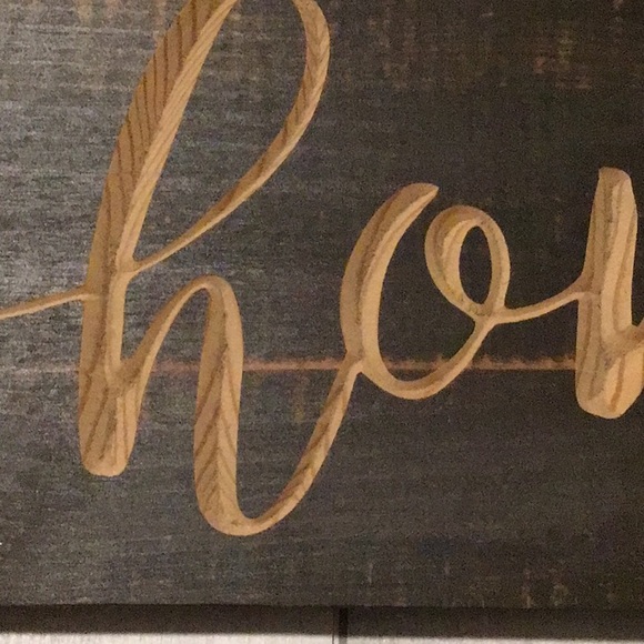 Rustic Wood Home Sign - Picture 2 of 4